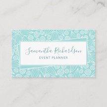 Modern Elegant Blauwgroen Groen Wit