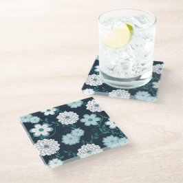 Modern Elegant Bloemen Onderzetter