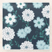 Modern Elegant Bloemen Onderzetter (Voorkant)