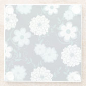 Modern Elegant Bloemen Onderzetter (Achterkant)