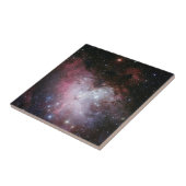 Modern Elegant Blue Space Landschap Tegeltje (Zijkant)