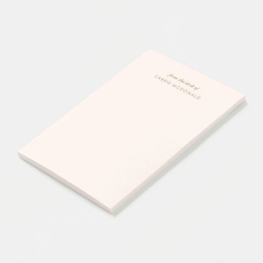 Modern Elegant Blush Pink Custom Post-it® Notes (Schuin)