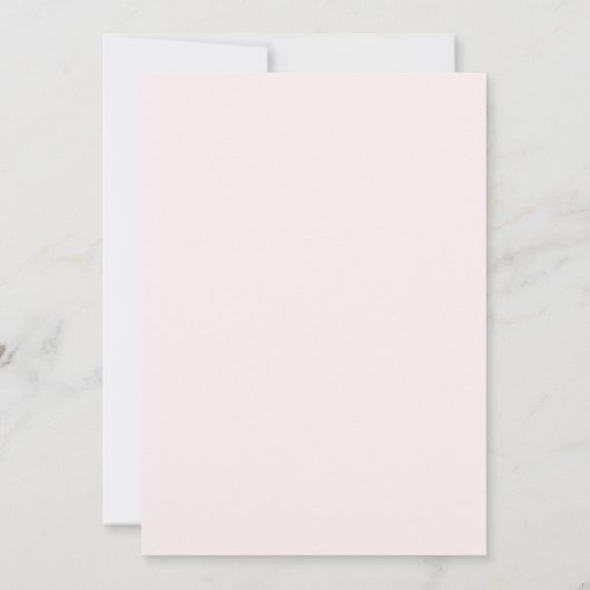 Modern Elegant Blush Pink Gold Floral Afstuderen Kaart (Achterkant)
