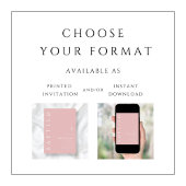 Modern Elegant Blush Roze Kruis Meisje Dop Kaart