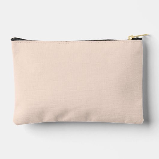Modern Elegant Blush Roze Monogram Etui (Achterkant)