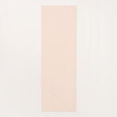 Modern Elegant Blush Roze Monogram Yogamat (Achterkant)