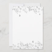 Modern Elegant Boho Floral Bohemian Vrijgezellenfe Kaart (Achterkant)