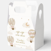 Modern Elegant Boho Hete Luchtballon Baby shower Bedankdoosjes (Open)