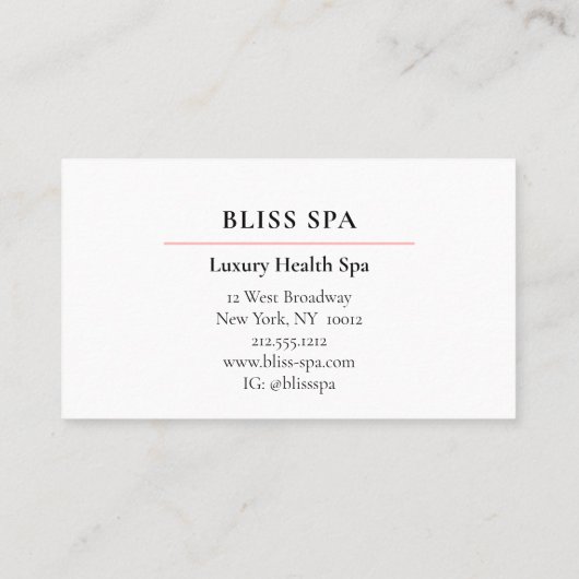 Modern Elegant Boho Zwart Lijst Monogram Visitekaartje (Achterkant)