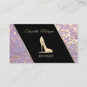 Modern Elegant Bokeh, High Hiel Visitekaartje