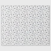 Modern Elegant Botanicals Kerst Vakantie Gift Cadeaupapier (Vlak)