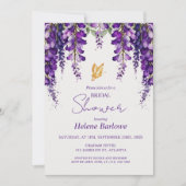 Modern Elegant Botanisch Bloemen Vrijgezellenfeest Kaart (Voorkant)