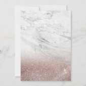 Modern Elegant Bridal Shower Invitation Kaart (Achterkant)