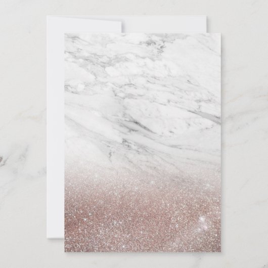 Modern Elegant Bridal Shower Invitation Kaart (Achterkant)