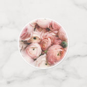 Modern Elegant Bride en Groom Wedding Photo Confetti (Kleine voorkant)