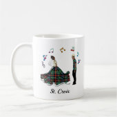 Modern Elegant Bride Groom Wedding Koffiemok (Links)