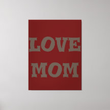 Modern elegant_brown_deep_red_love mamma_design