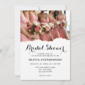 Modern Elegant Bruidsmeisjes Vrijgezellenfeest Kaart (Voorkant)