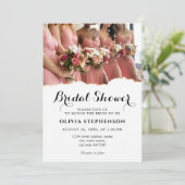 Modern Elegant Bruidsmeisjes Vrijgezellenfeest Kaart (Staand voorkant)