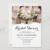 Modern Elegant Bruidsmeisjes Vrijgezellenfeest Kaart (Voorkant)