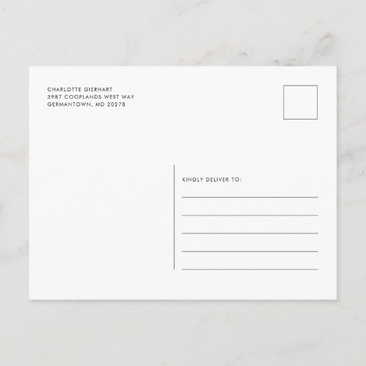 Modern Elegant Burgundy Floral Vrijgezellenfeest Uitnodiging Briefkaart (Achterkant)