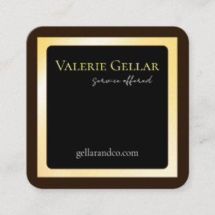 Modern Elegant Business Card Vierkante Visitekaartje