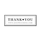 Modern Elegant Business Dank u Zelfinktende Stempel (Design)
