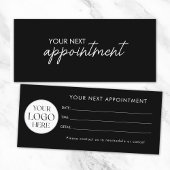 Modern Elegant Business Logo Appointment Card