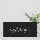 Modern Elegant Business Logo Discount Card (Staand voorkant)