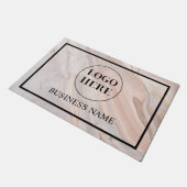 Modern Elegant Business Logo Doormat Deurmat (Schuin)