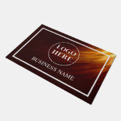 Modern Elegant Business Logo Doormat Deurmat (Schuin)