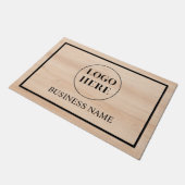 Modern Elegant Business Logo Doormat Deurmat (Schuin)