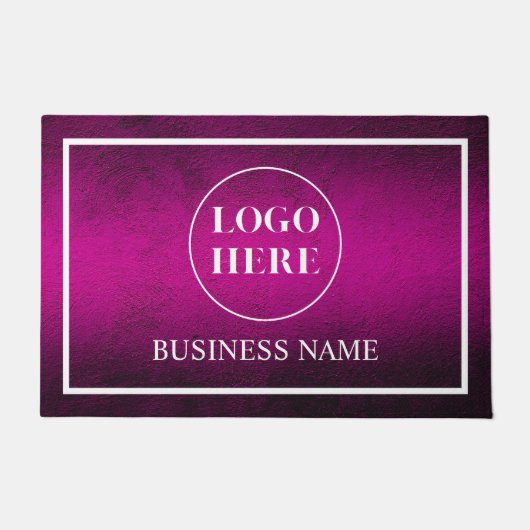 Modern Elegant Business Logo Doormat Deurmat (Voorkant)