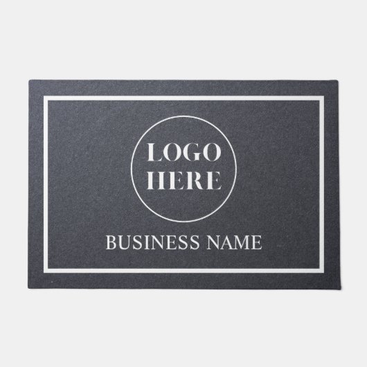 Modern Elegant Business Logo Doormat Deurmat (Voorkant)
