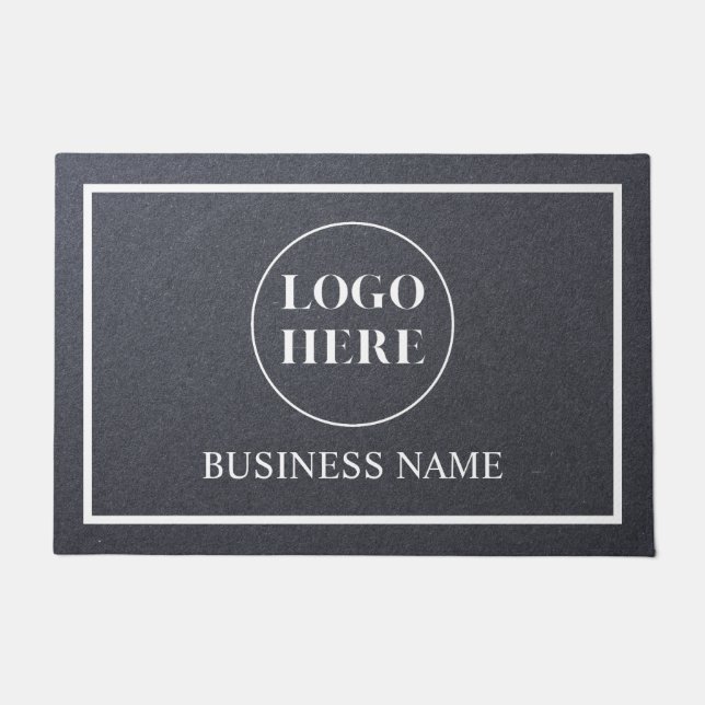 Modern Elegant Business Logo Doormat Deurmat (Voorkant)