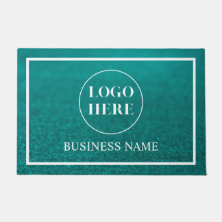 Modern Elegant Business Logo Doormat Deurmat
