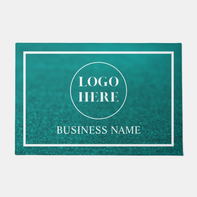 Modern Elegant Business Logo Doormat Deurmat (Voorkant)