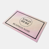 Modern Elegant Business Logo Doormat Deurmat (Schuin)