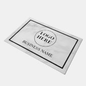 Modern Elegant Business Logo Doormat Deurmat (Schuin)