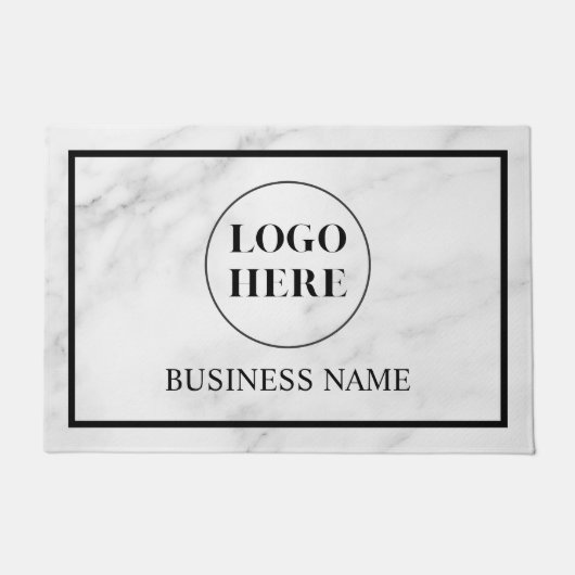 Modern Elegant Business Logo Doormat Deurmat (Voorkant)