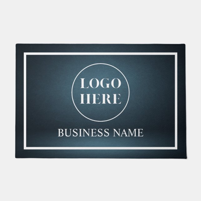 Modern Elegant Business Logo Doormat Deurmat (Voorkant)