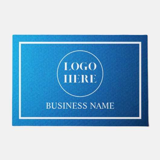 Modern Elegant Business Logo Doormat Deurmat (Voorkant)