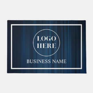 Modern Elegant Business Logo Doormat Deurmat
