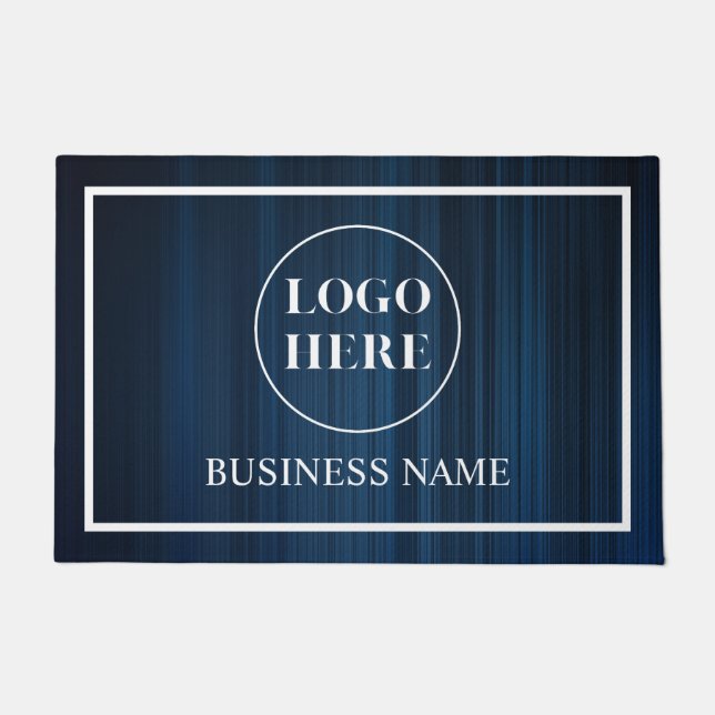 Modern Elegant Business Logo Doormat Deurmat (Voorkant)