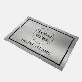 Modern Elegant Business Logo Doormat Deurmat (Schuin)