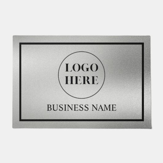 Modern Elegant Business Logo Doormat Deurmat (Voorkant)