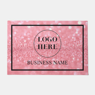 Modern Elegant Business Logo Doormat Deurmat