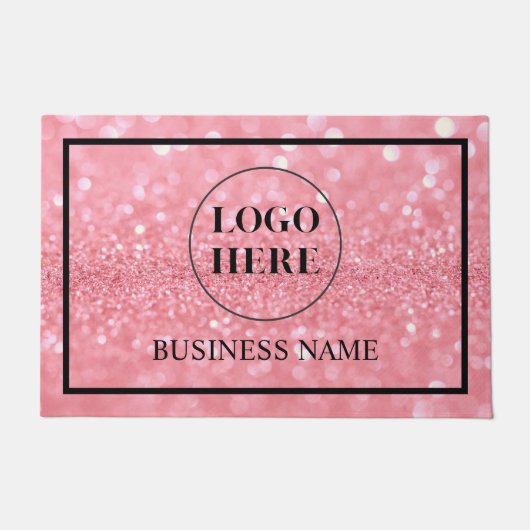 Modern Elegant Business Logo Doormat Deurmat (Voorkant)
