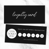 Modern Elegant Business Logo Loyalty Card