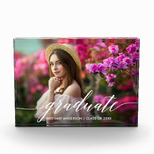 Modern Elegant Calligrafie Script Afstuderen Fotoblokken